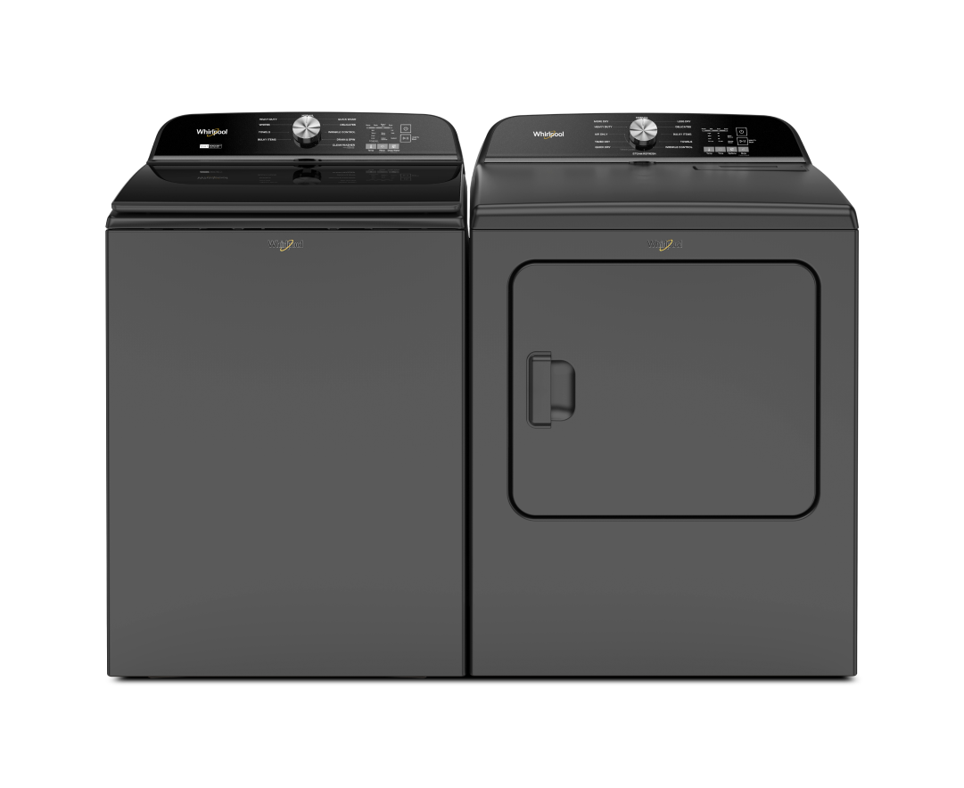 A Whirlpool® Top Load Laundry Set