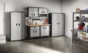 77" Wide Heavy Duty Rack with Four 24" Deep Shelves Gladiator®