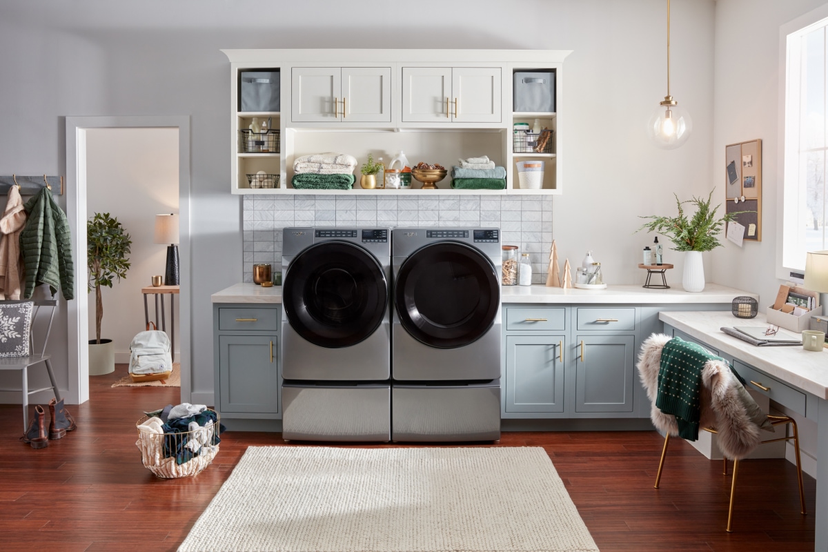 Washer and dryer
