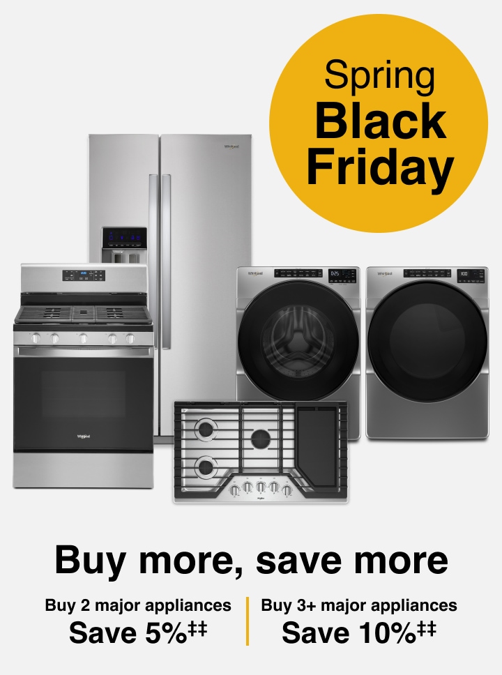 major appliances, buy more save more