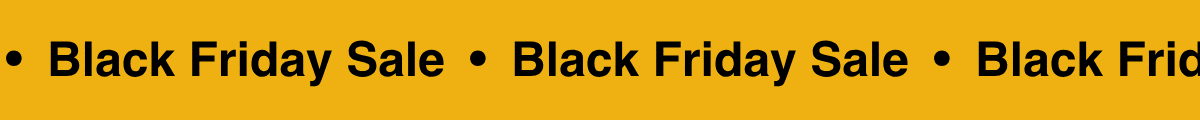 Black Friday Sale