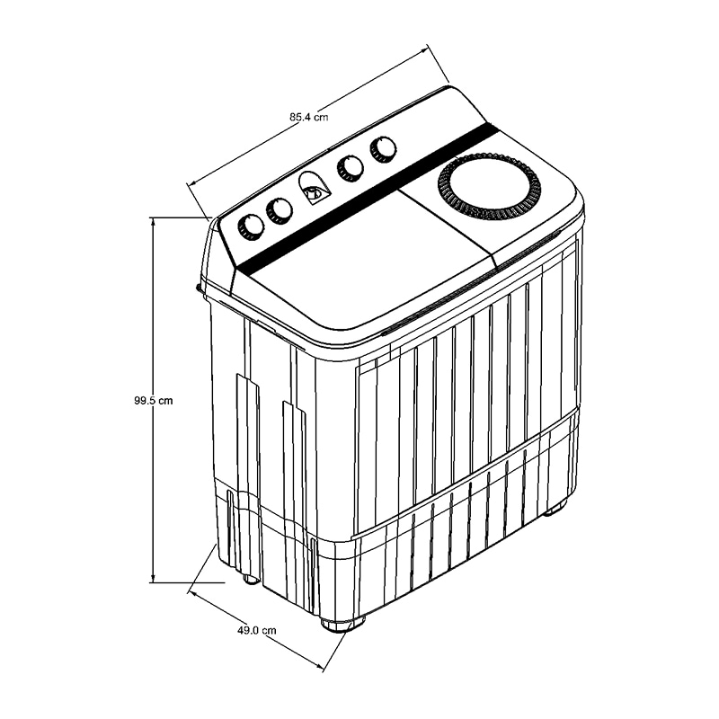 Lavadora Semiautomática 10 KG Doble Tina Acros – Grupo Boxito