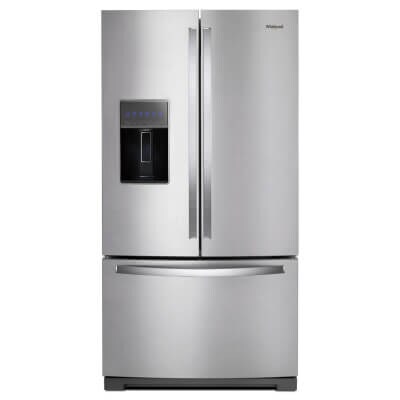 Stainless steel Whirlpool® 27 Cu. Ft. French Door Refrigerator