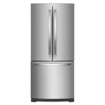 Stainless steel Whirlpool® 20 Cu. Ft. French Door Refrigerator