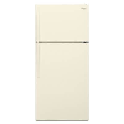 Biscuit colored Whirlpool® Top-Freezer Refrigerator