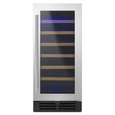 Whirlpool® Undercounter Wine Center with glass door