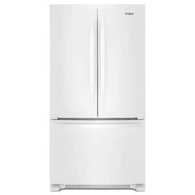 White Whirlpool® French Door Refrigerator