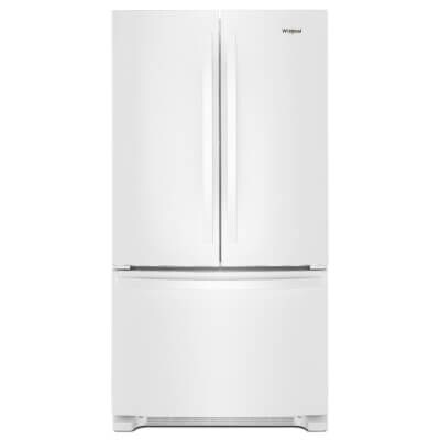 White Whirlpool® French Door Refrigerator