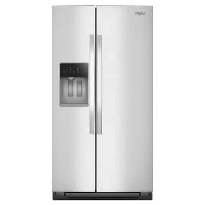 Stainless steel Whirlpool® Side-by-Side Refrigerator