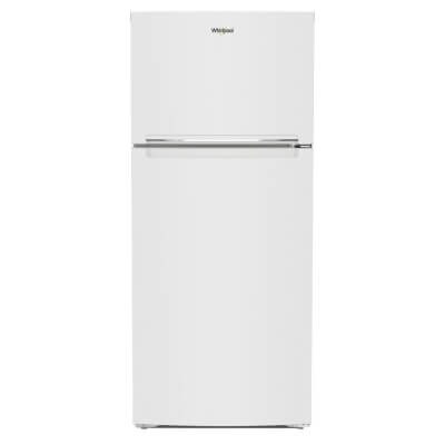White Whirlpool® Top-Freezer Refrigerator