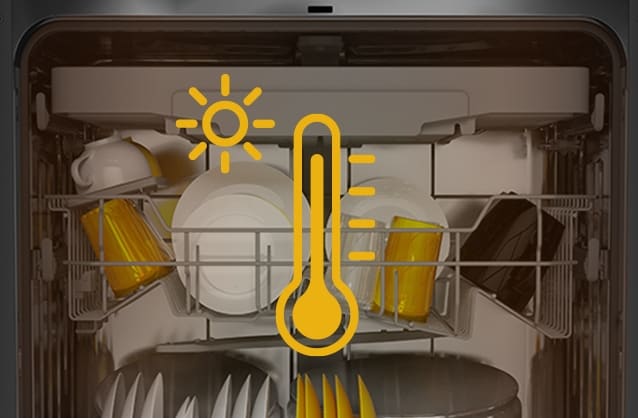 Opción secado en calor