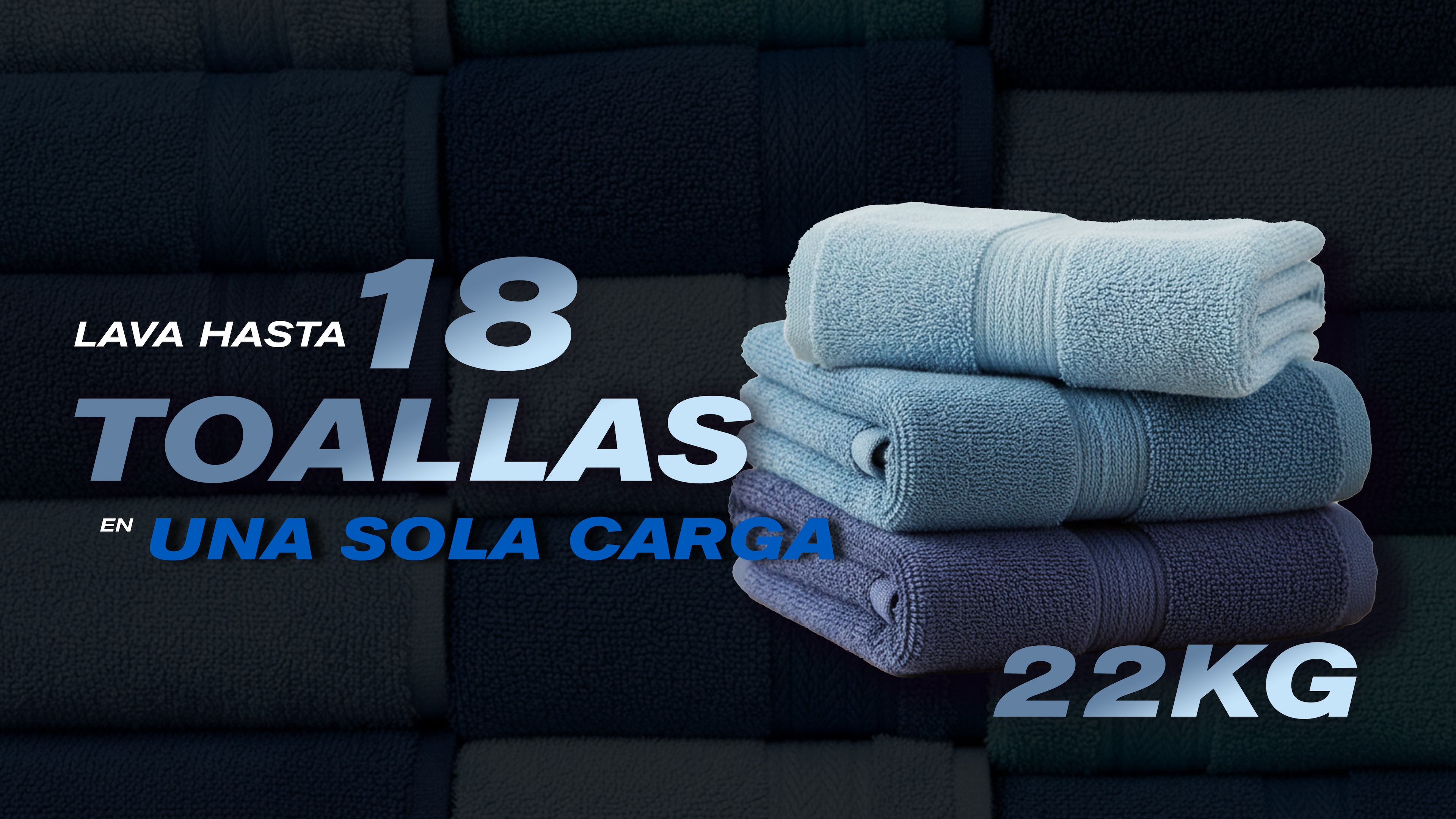 Capacidad de 22kg