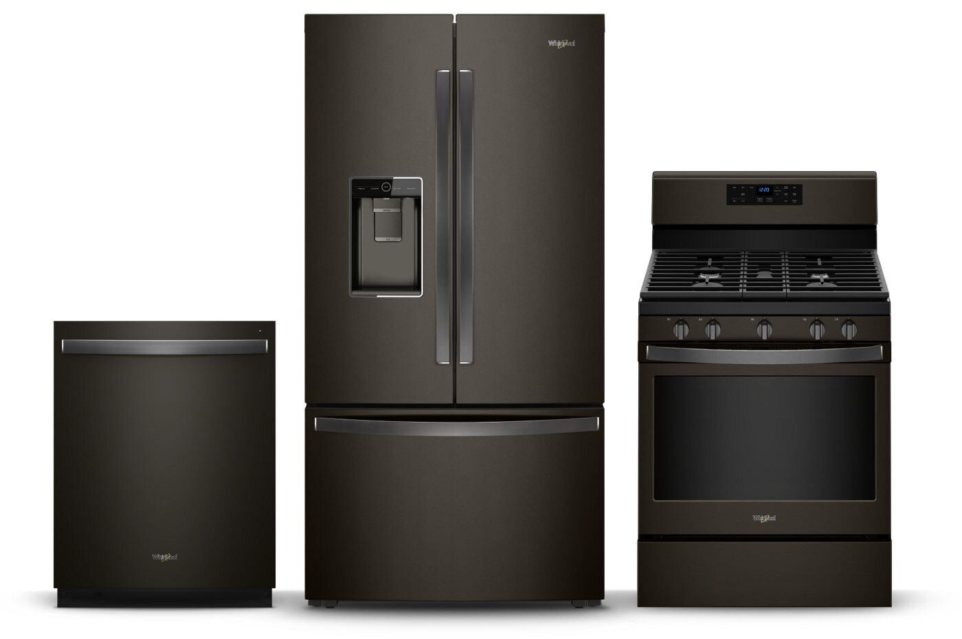 Bring the classic style of matte black appliances into your kitchen.