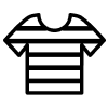 Striped shirt icon