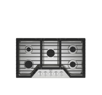 A Whirlpool® Gas Cooktop