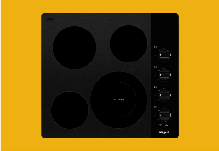 Whirlpool® cooktop.