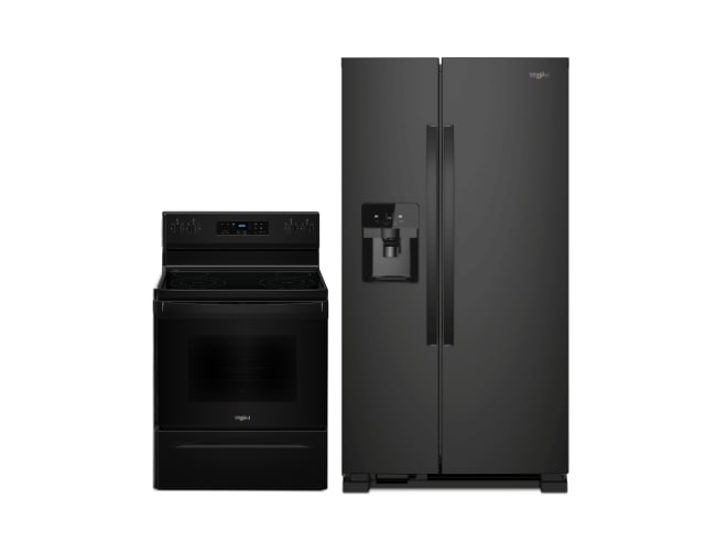 Range and Refrigerator