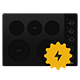 A Whirlpool® Electric Cooktop