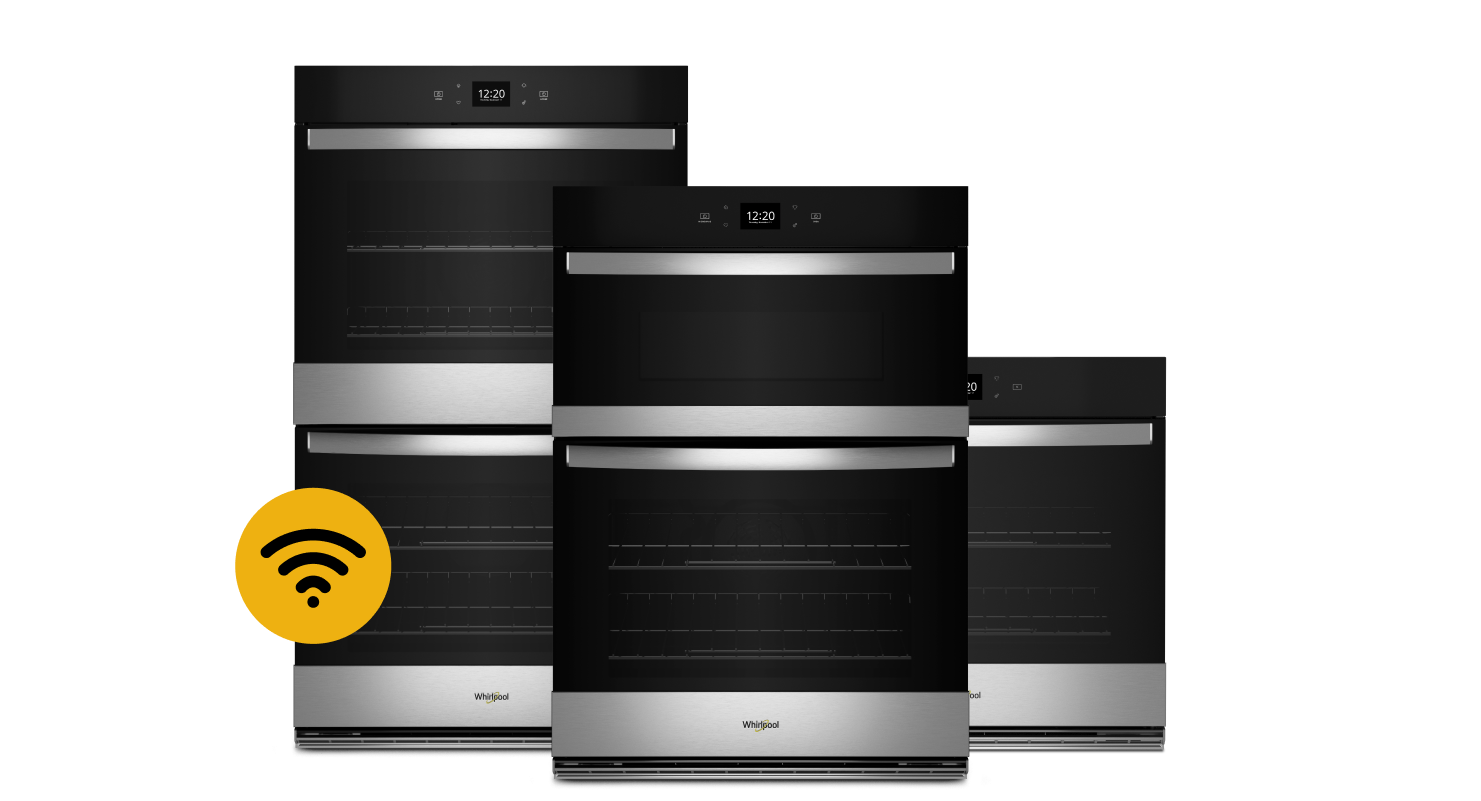 Three Whirlpool® Wall Ovens