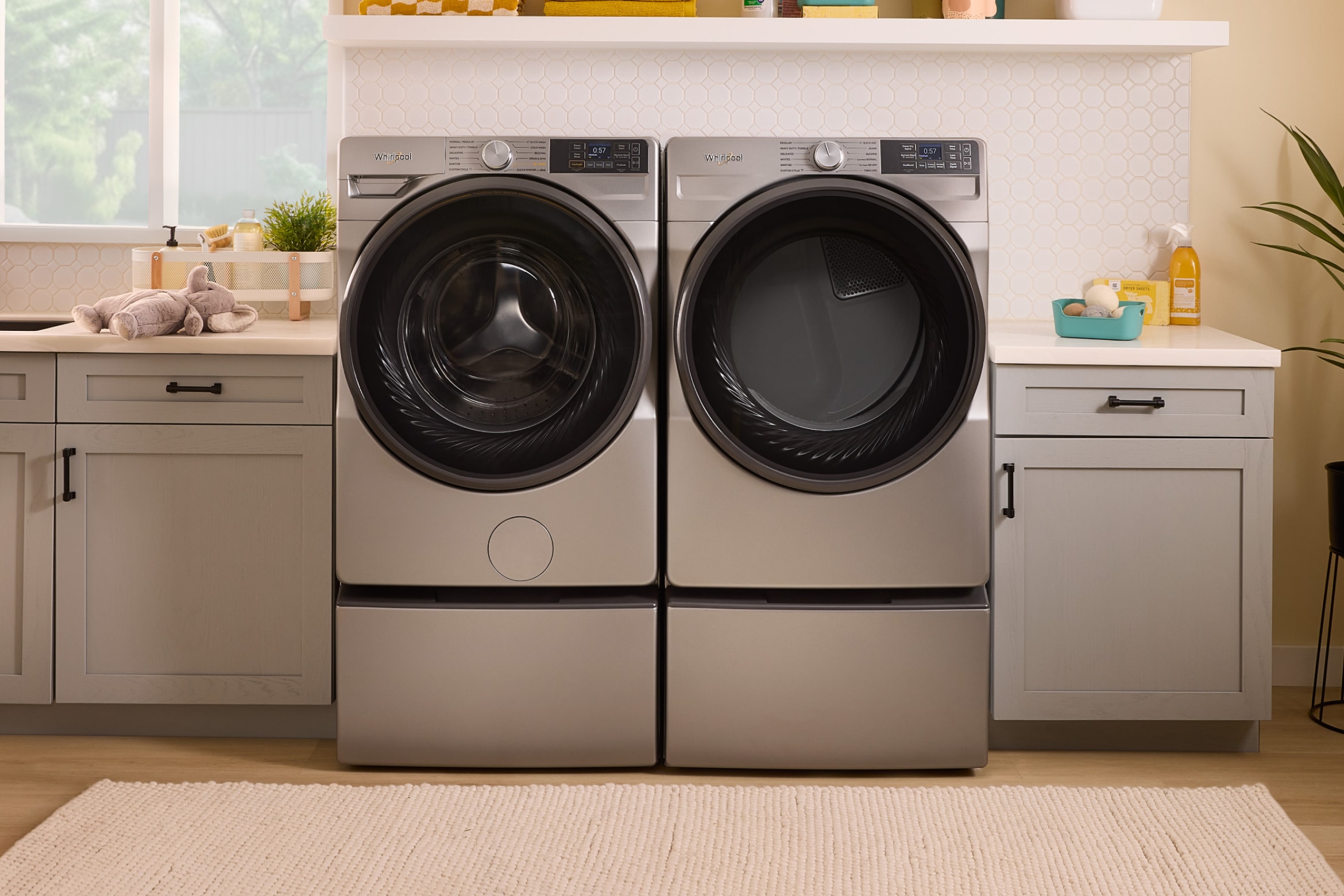 A Whirlpool® Front Load Washer & Dryer Set