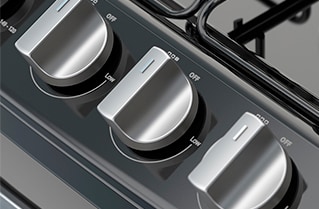 Estufas al Piso Whirlpool Perillas ergonómicas Push & Turn