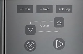 Botones rápidos de tiempo