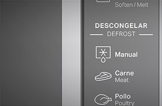 Microondas Silver Acabado Espejo Whirlpool Opciones descongelar Descongelar Manual