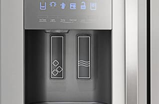 Dispensador de agua y hielo exterior
