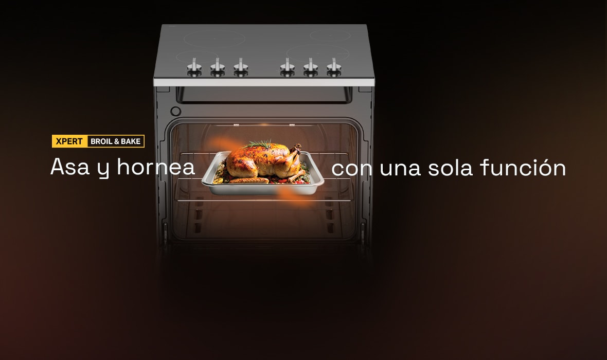 Xpert Broil & Bake, resultados jugosos y rostizados