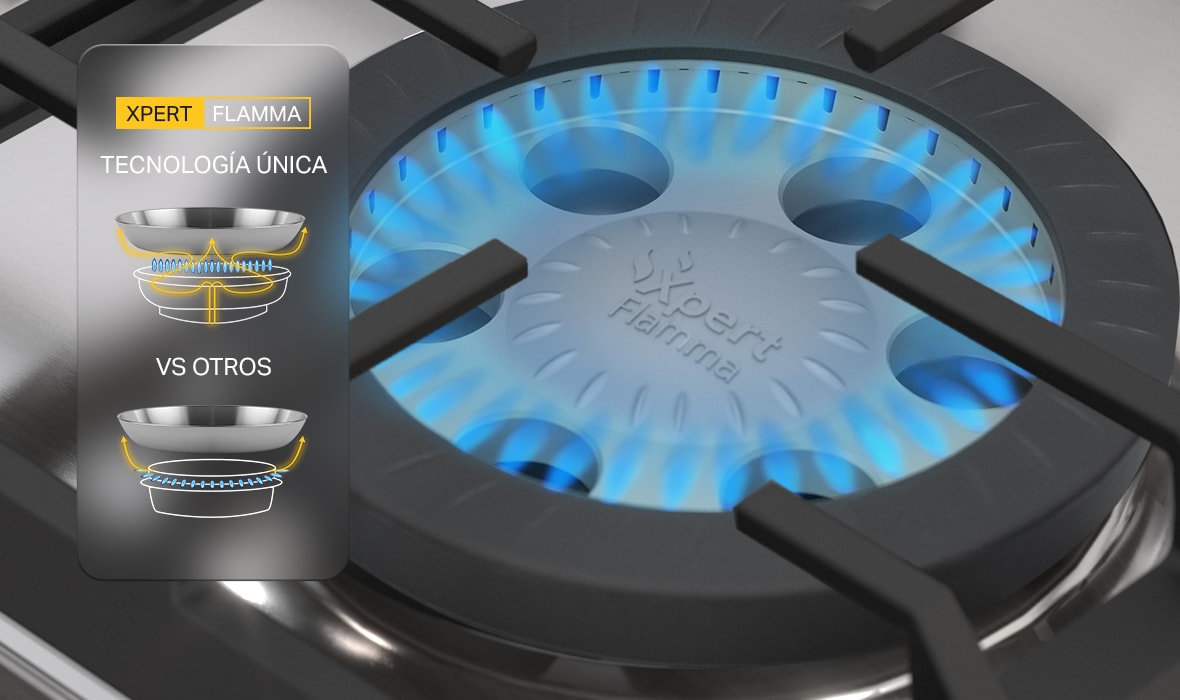Quemador Xpert Flamma y encendido electrónico