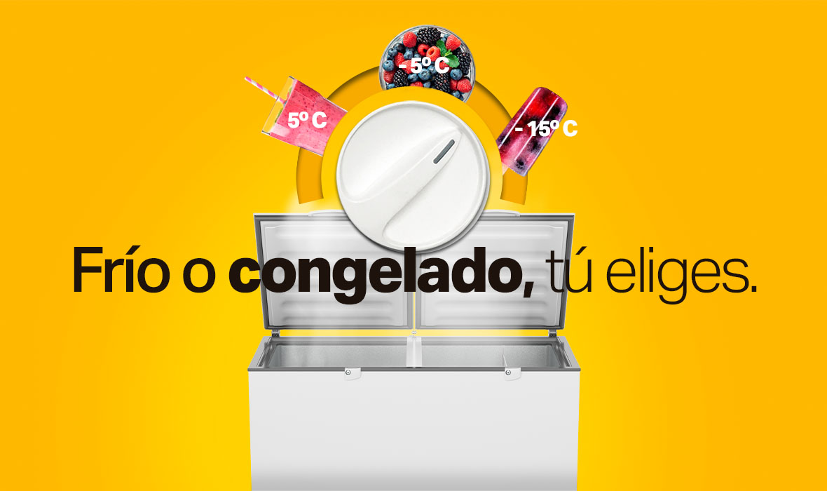 Dual Cooling, Frío o congelado, tú eliges