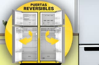 Puerta reversible