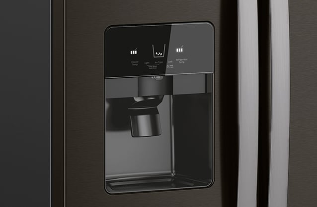 Dispensador de agua y hielo exterior