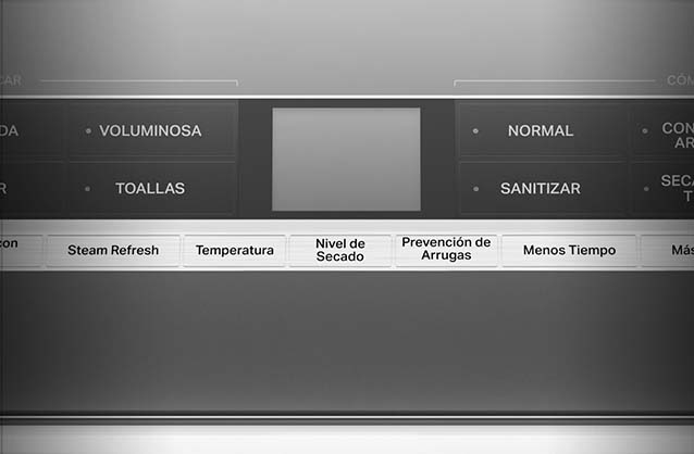 Panel intuitivo touch Qué y Cómo Secar
