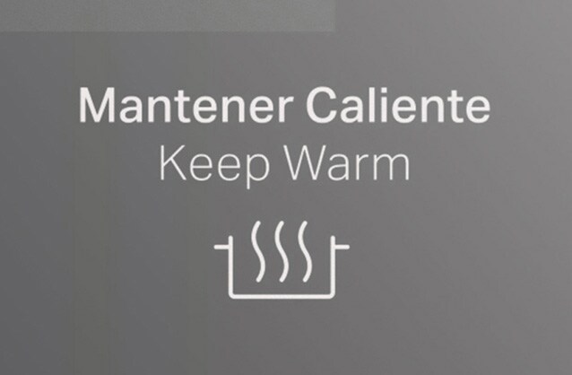 Configuración de Mantener Caliente