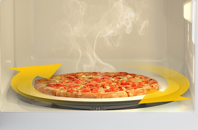 Plato giratorio de vidrio