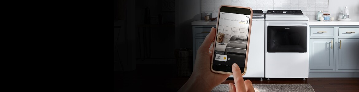 Get clothes clean, fast with a Whirlpool® laundry machine.