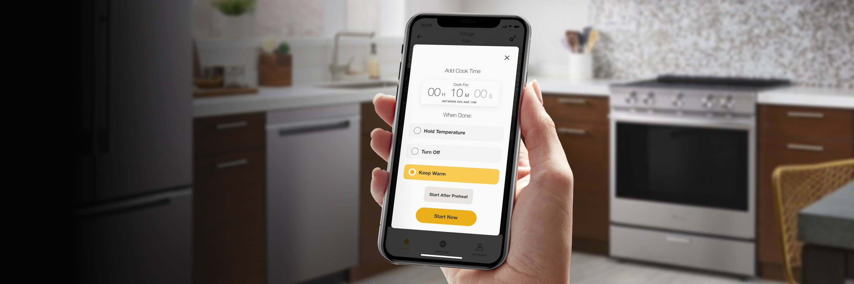 Get the best range for even cooking from Whirlpool.