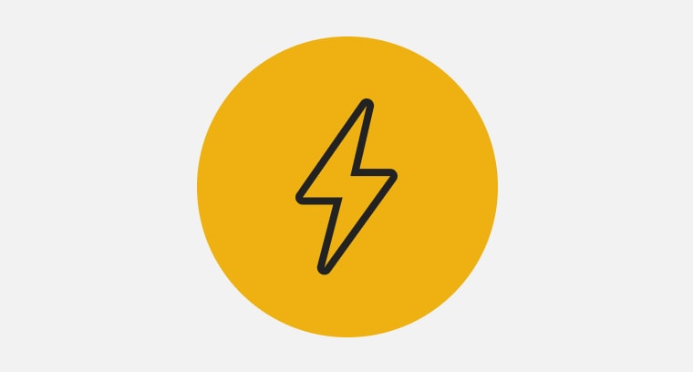 Lighting bolt icon