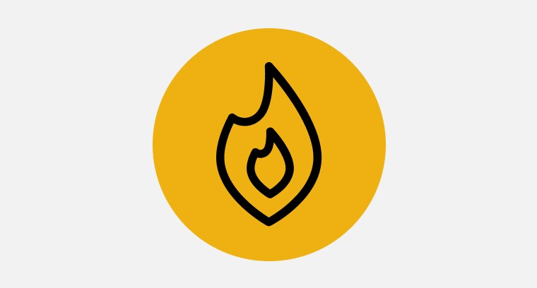 Flame icon