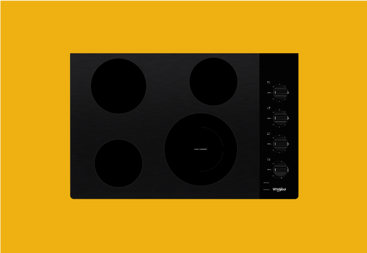 Whirlpool® cooktop.