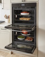 Open double wall oven