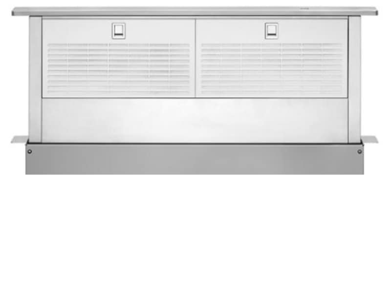 Downdraft range hood