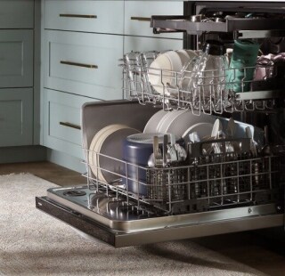 Open side-by-side refrigerator