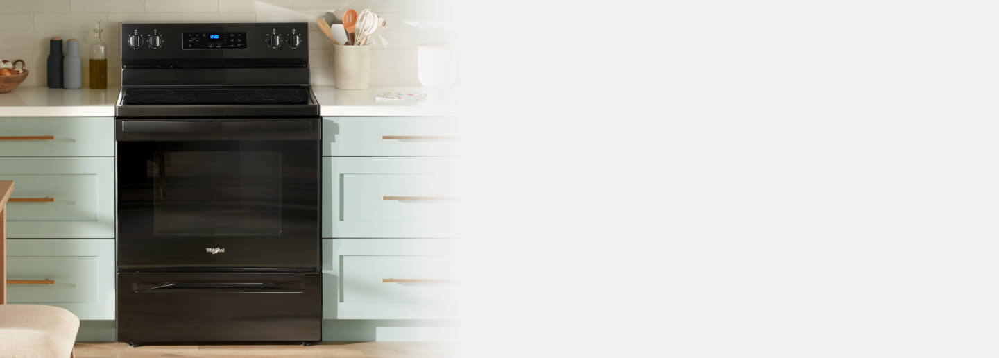 Black Whirlpool® Electric Range