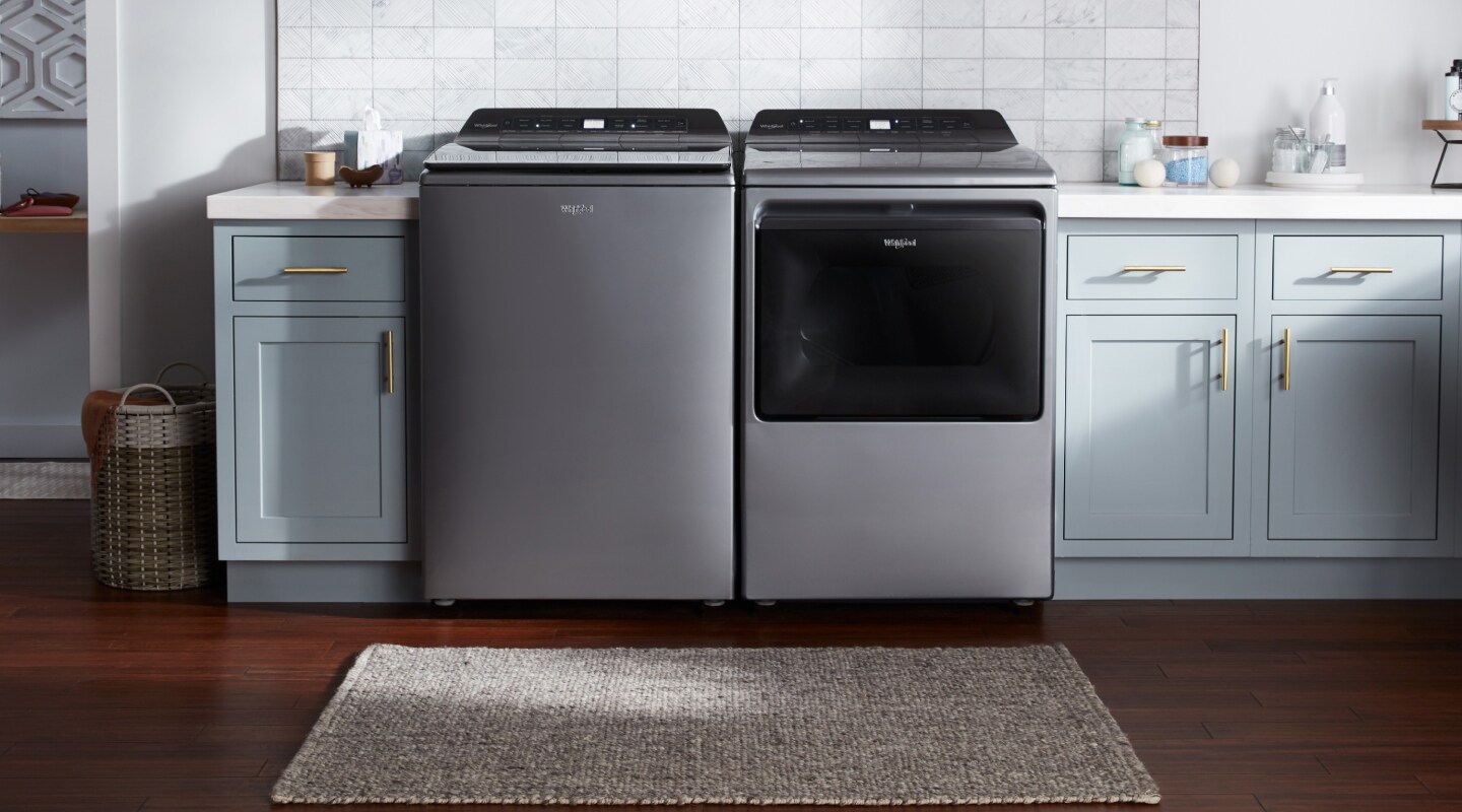Whirlpool® top load washer and dryer Whirlpool® top load washer and dryer