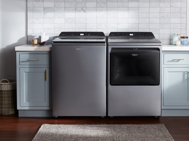 Whirlpool® top load washer and dryer Whirlpool® top load washer and dryer
