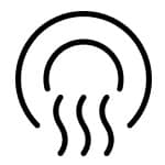 Heat dry icon