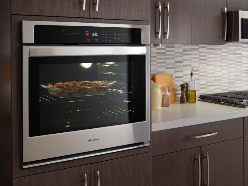 Wall oven set in cabinetry Wall oven set in cabinetry