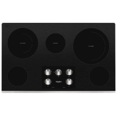 A ceramic electric cooktop